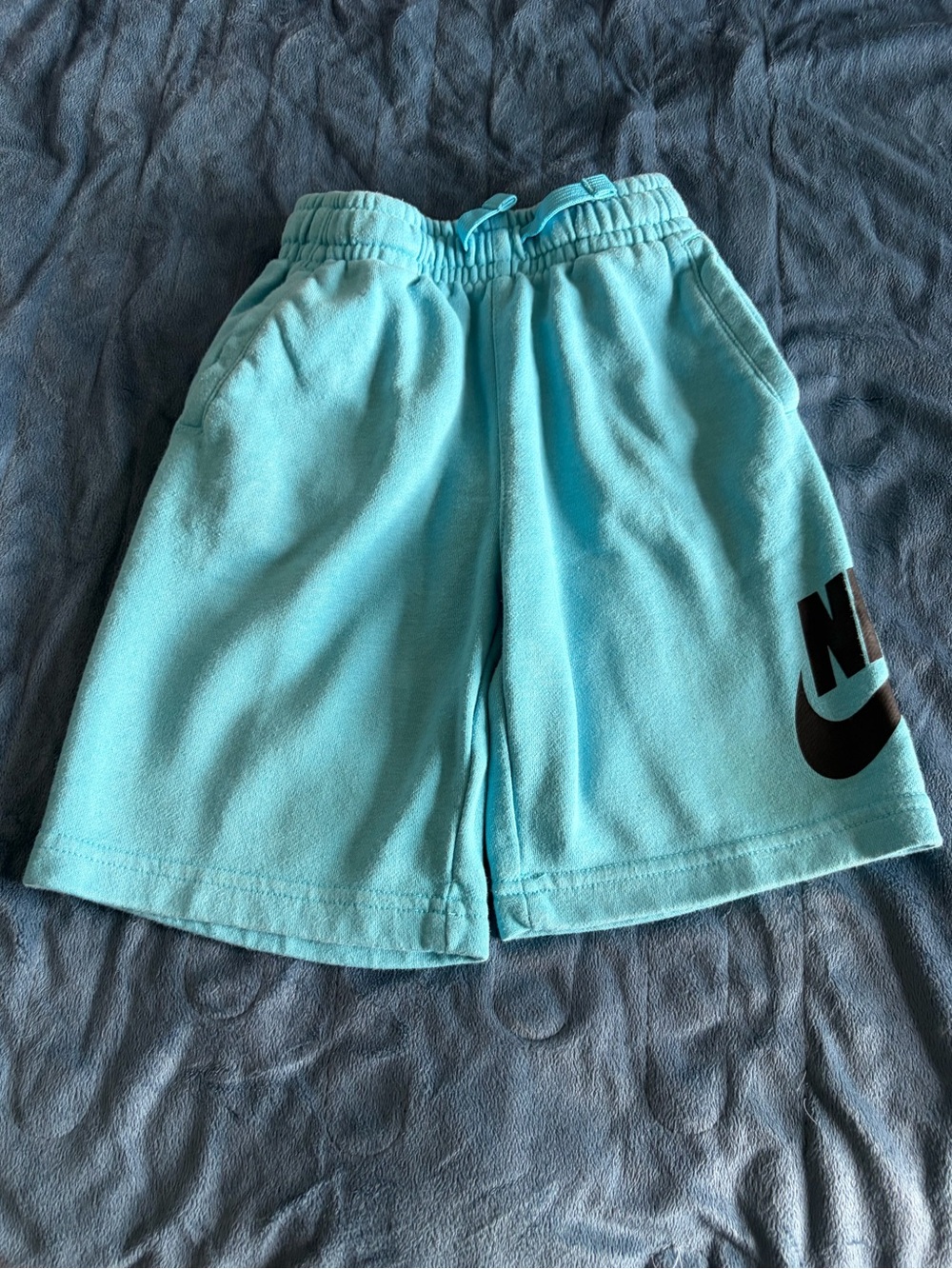 Nike Toddler Aqua Blue Pull-On Athletic Shorts